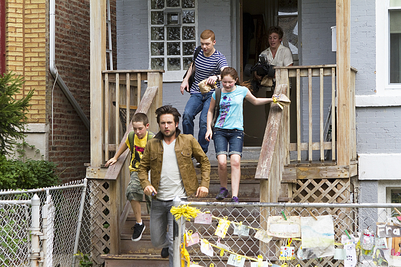 Still of Cameron Monaghan, Jeremy Allen White, Debbie Gallagher and Ethan Cutkosky in Shameless (2011)