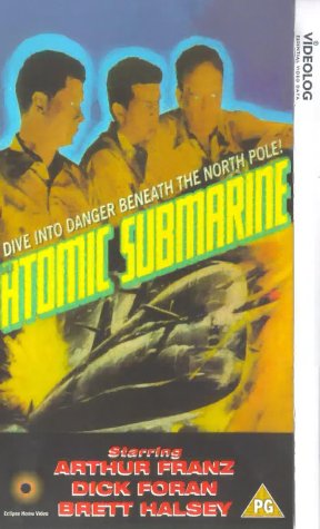 Dick Foran, Arthur Franz and Brett Halsey in The Atomic Submarine (1959)
