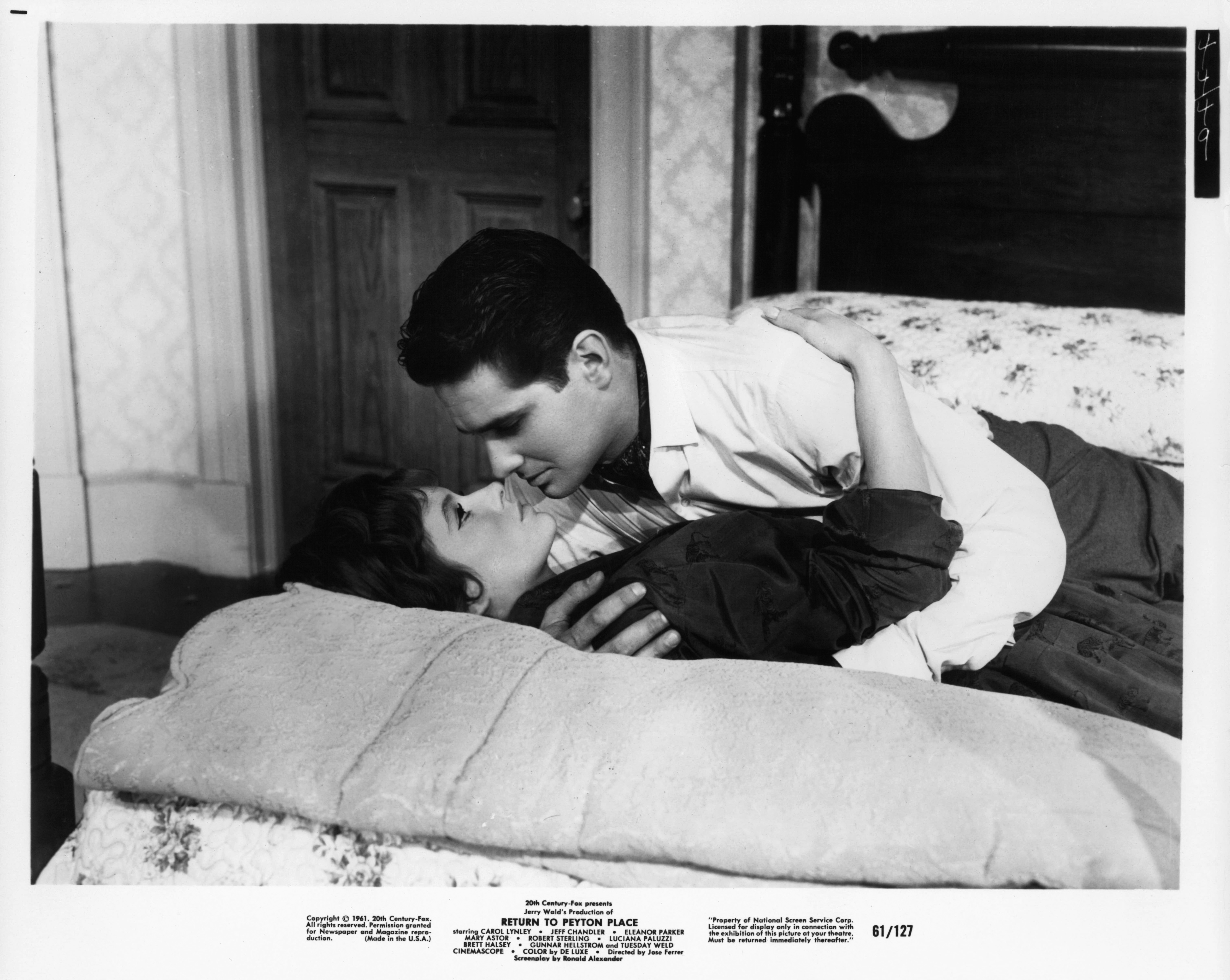 Still of Brett Halsey and Luciana Paluzzi in Return to Peyton Place (1961)