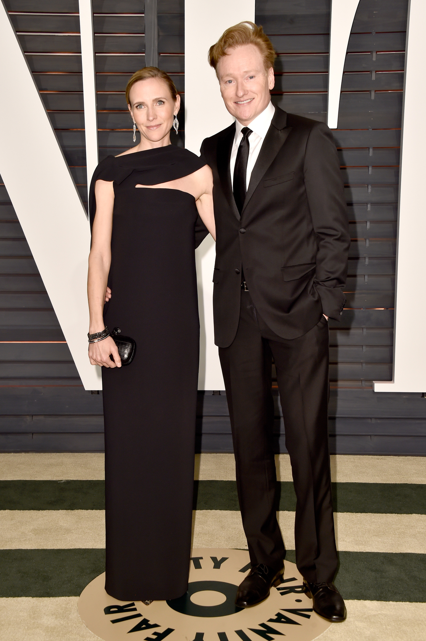 Conan O'Brien and Liza Powel O'Brien at event of The Oscars (2015)