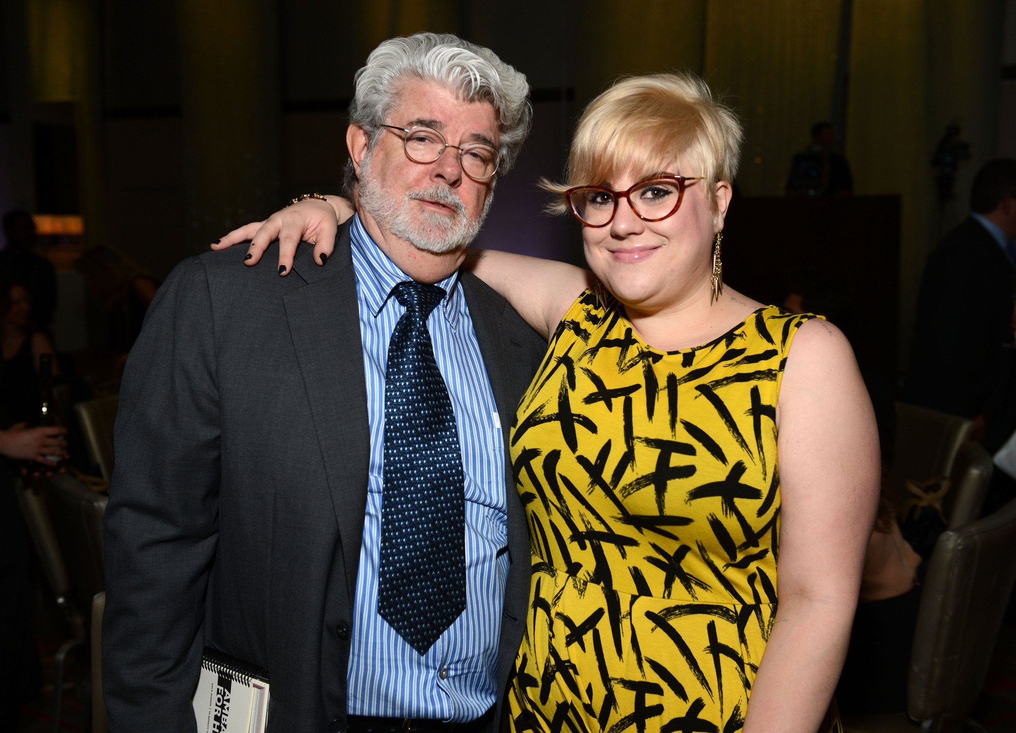 George Lucas and Katie Lucas