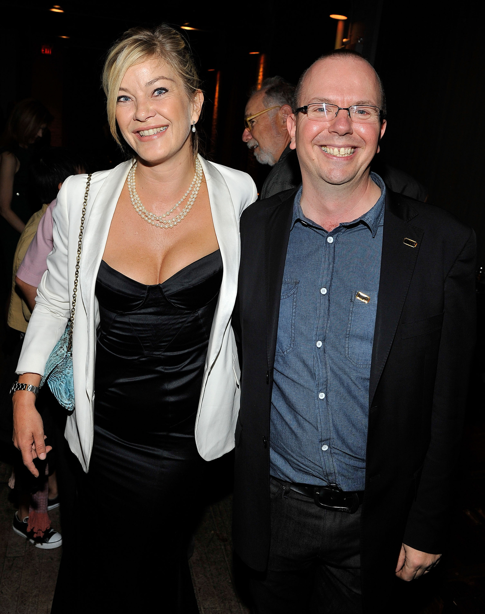 Actress/filmmaker Dina Rosenmeier and IMDb president and CEO Col Needham