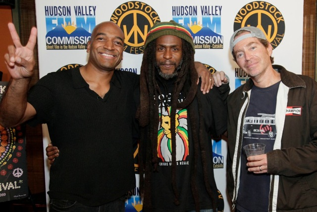 Mustapha Khan, David Hinds, Steve Hayes at the ROCKSTEADY PREMIERE at the Woodstock Film Festival