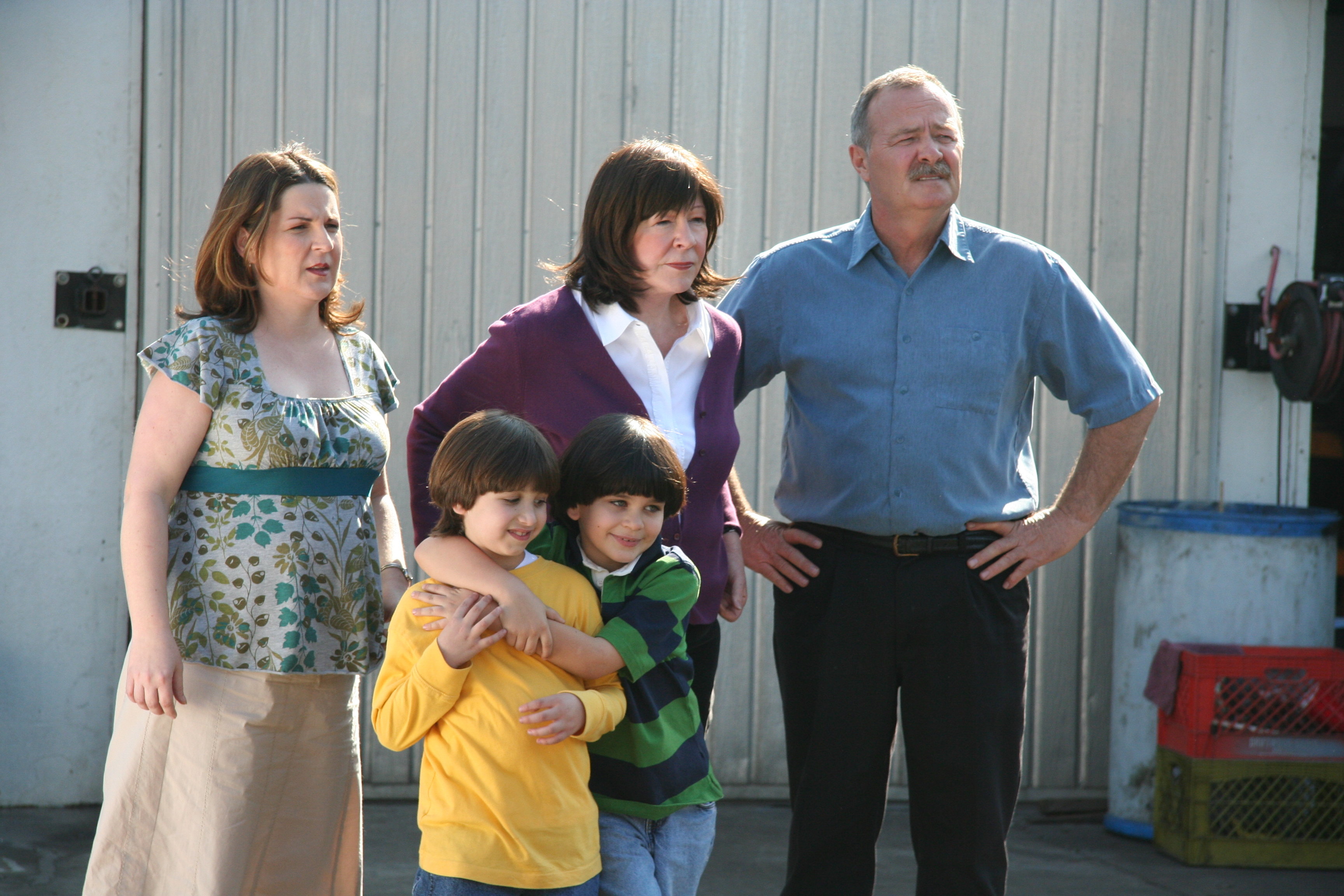 Brooke Baumer, Bobby Hall, Hunter Ryan and Michelle Gillette in Man Overboard (2008)