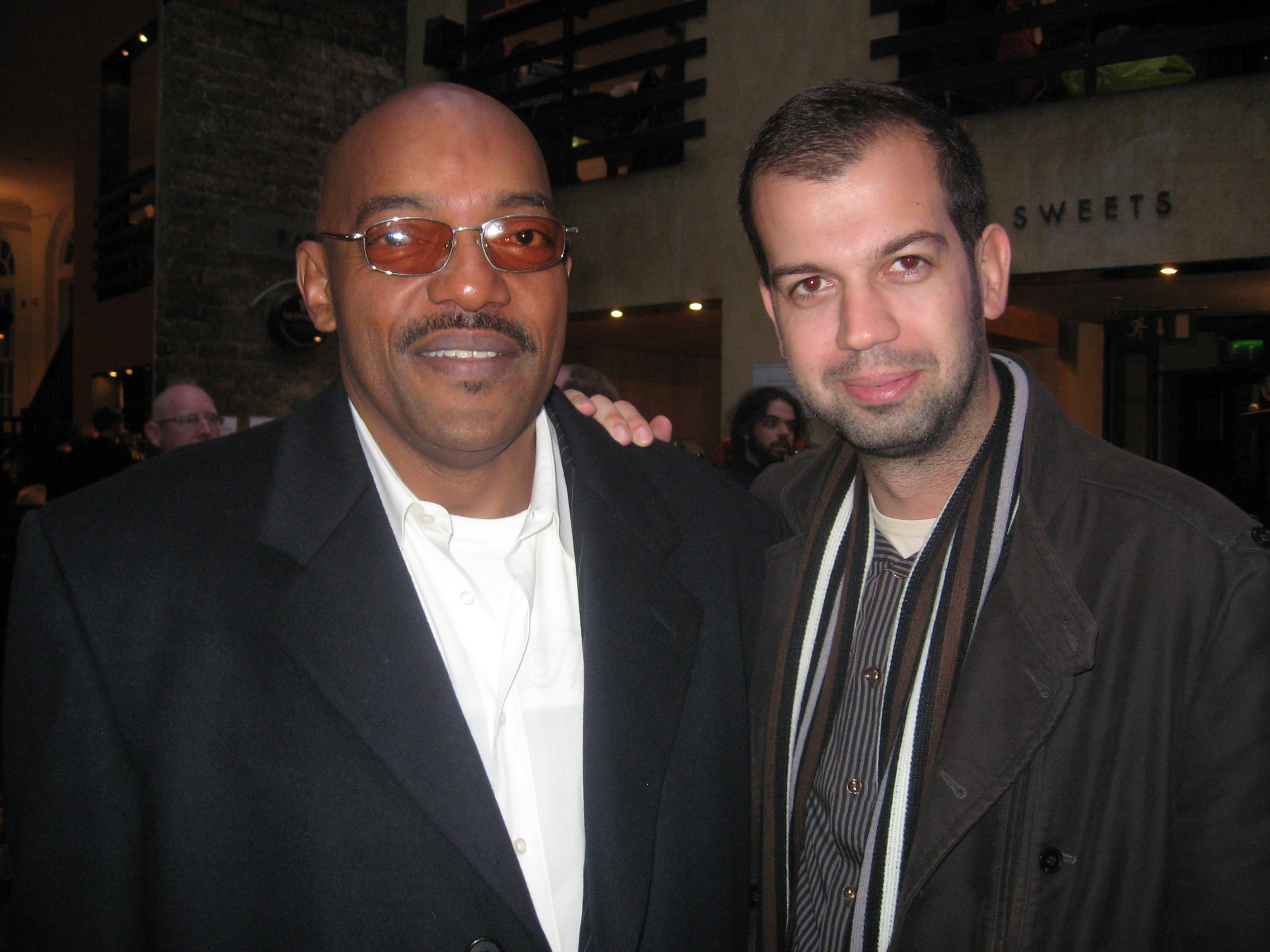 Milan Todorovic and Ken Foree at Dublin premiere of Zone of the Dead.