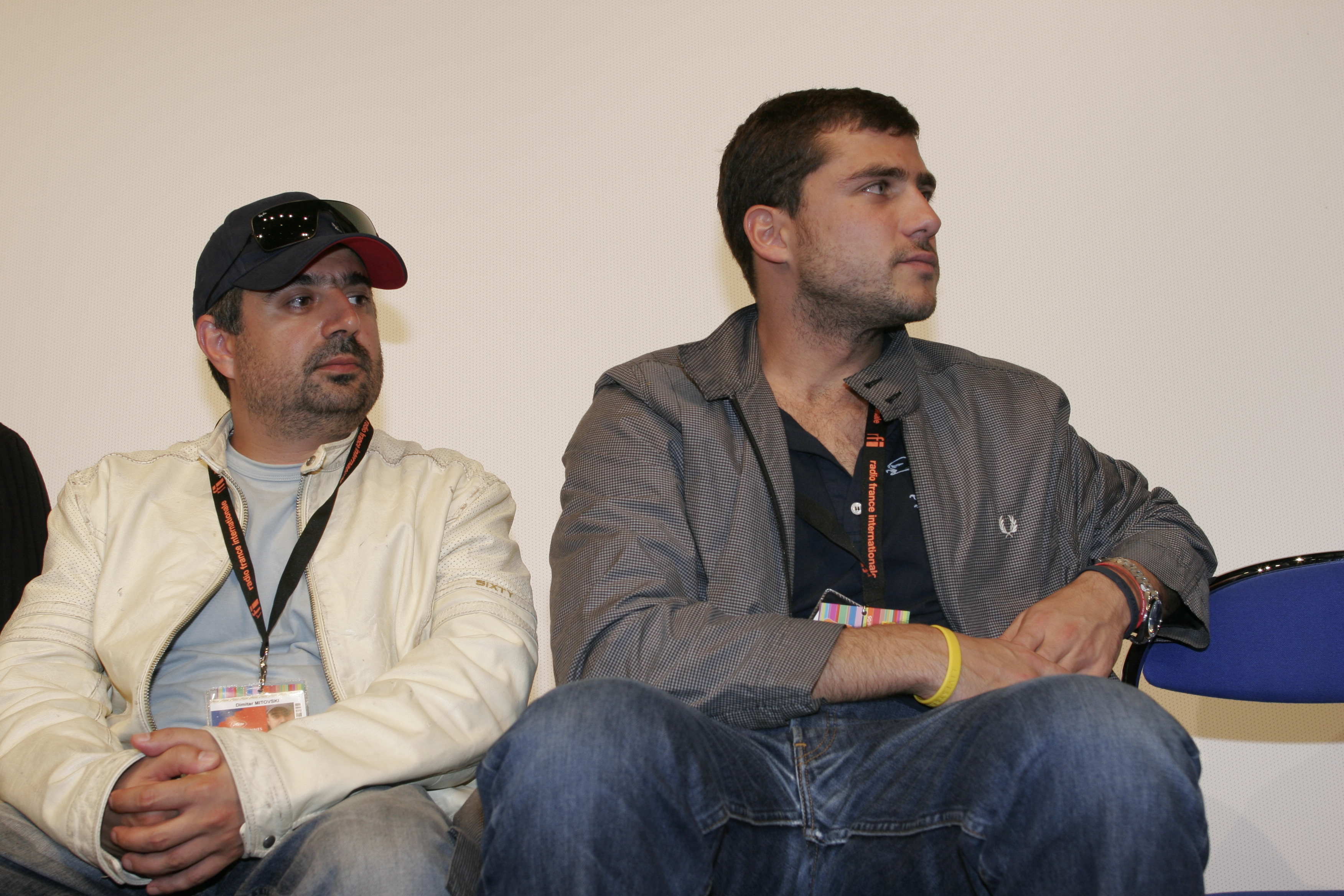 Dimitar Mitovski & Kamen Kalev at Cannes Film Festival 2005