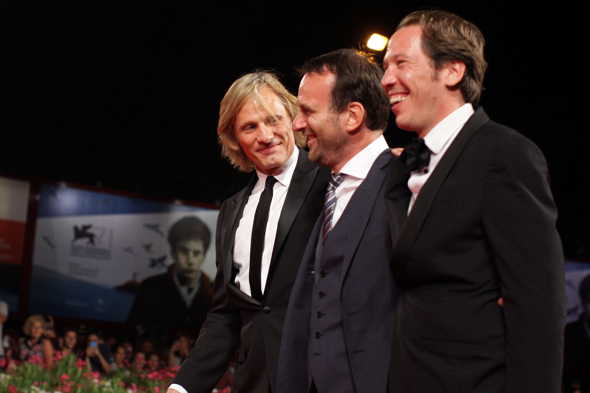Viggo Mortensen, David Oelhoffen and Reda Kateb at event of Loin des hommes (2014)