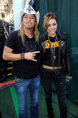 Bret Michaels and Miley Cyrus