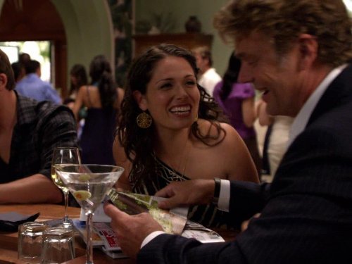 Still of Sarah Danielle Madison and John Schneider in 90210 (2008)