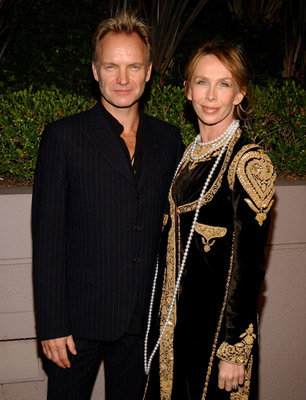 Sting and Trudie Styler