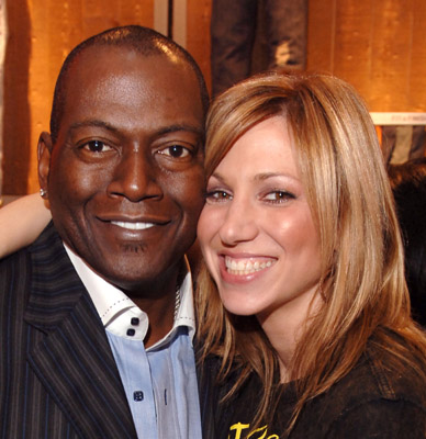 Debbie Gibson and Randy Jackson