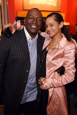 Persia White and Randy Jackson