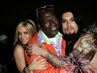 Carmen Electra, Dave Navarro and Randy Jackson