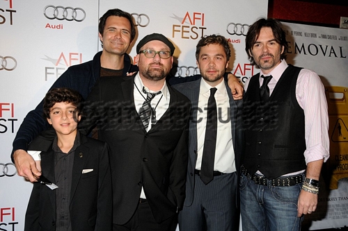 CAST & CREW - Christopher Tomaselli, Oz Perkins, Nick Simon, Writer/Director, Mark Kelly and Billy Burke.AFI Fest 2010 Screening of 