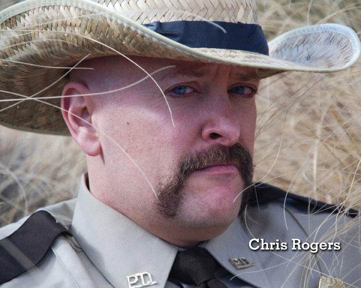 Chris Rogers State Trooper in field.