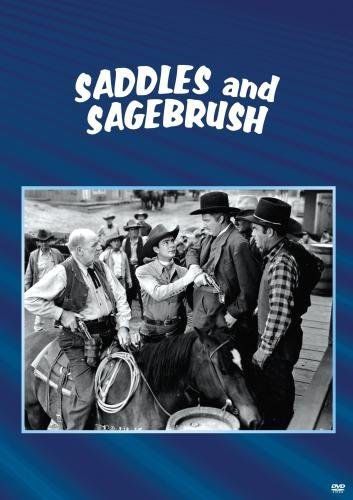 Russell Hayden, Ray Jones, Frank LaRue and William Wright in Saddles and Sagebrush (1943)