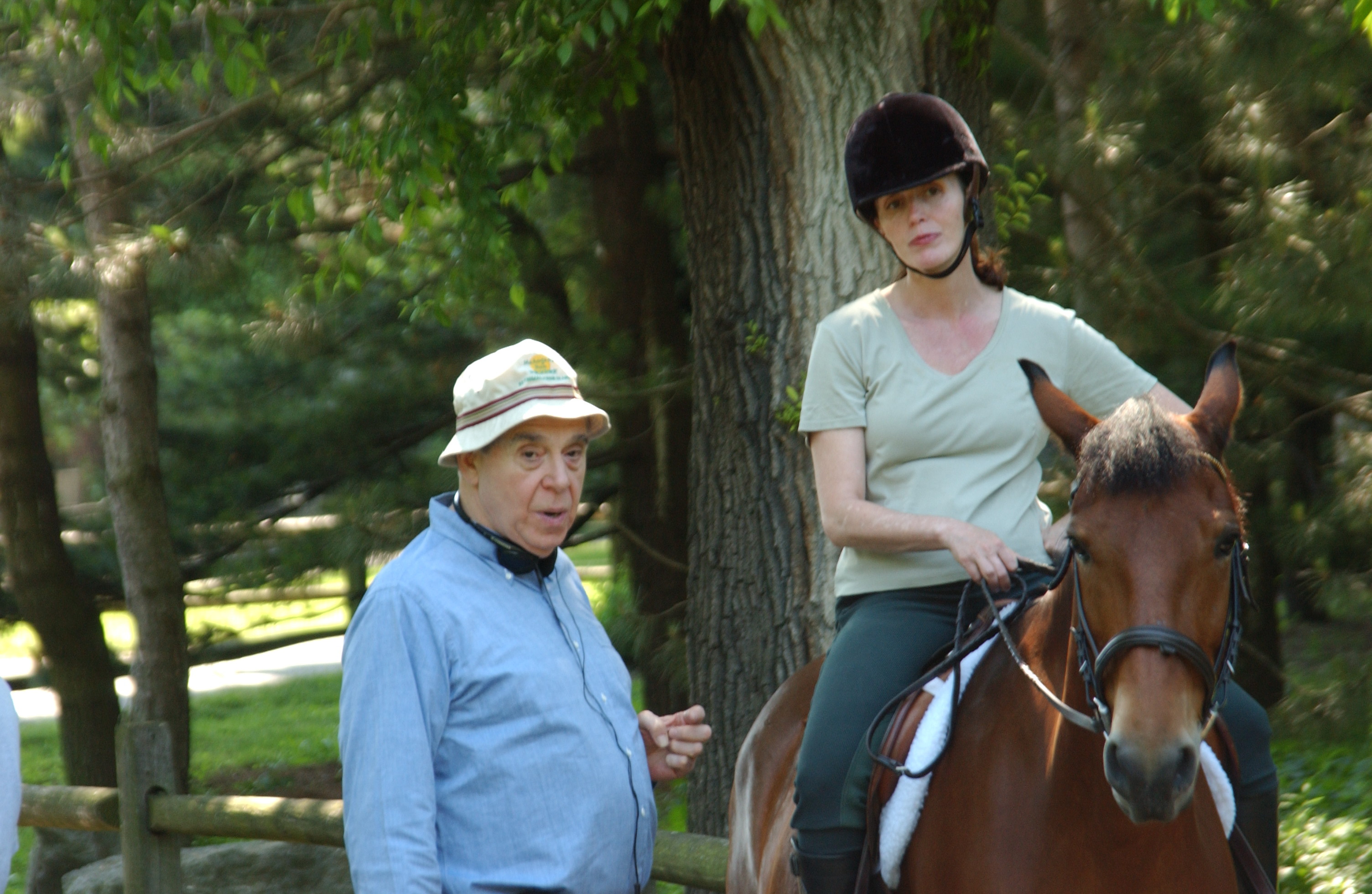 riding in the film 