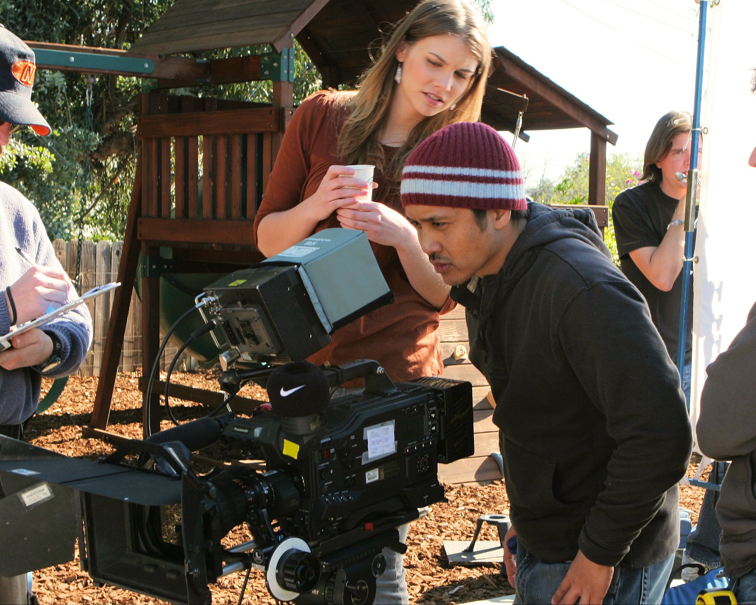 (Shooting on the set of FLOAT in 2007)