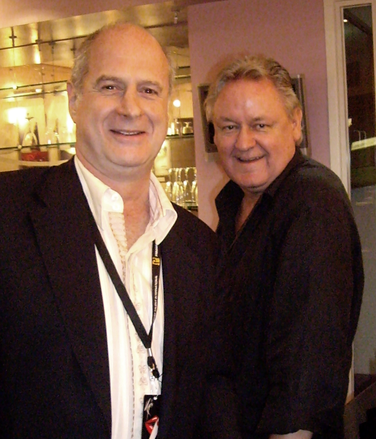 Michael Gudinski & Terry - Manchester 2008