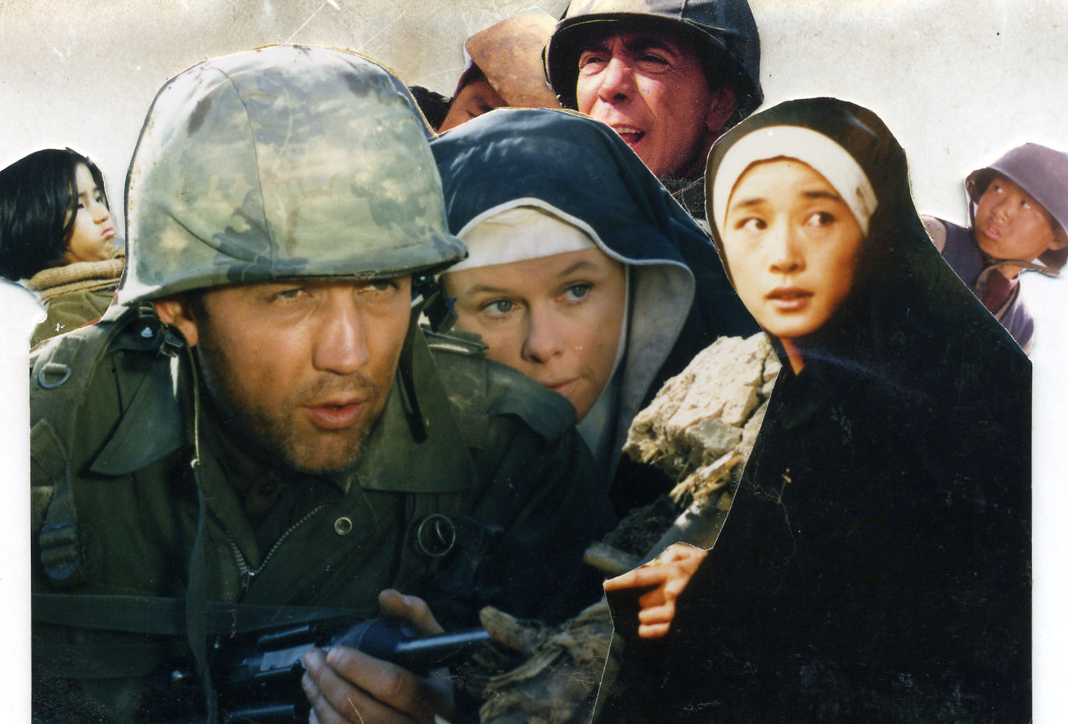 Dennis Christen, Eun Kyong Seo, Greta Blackburn and Gary Wood in SOLDIERS OF INNOCENCE 1988.