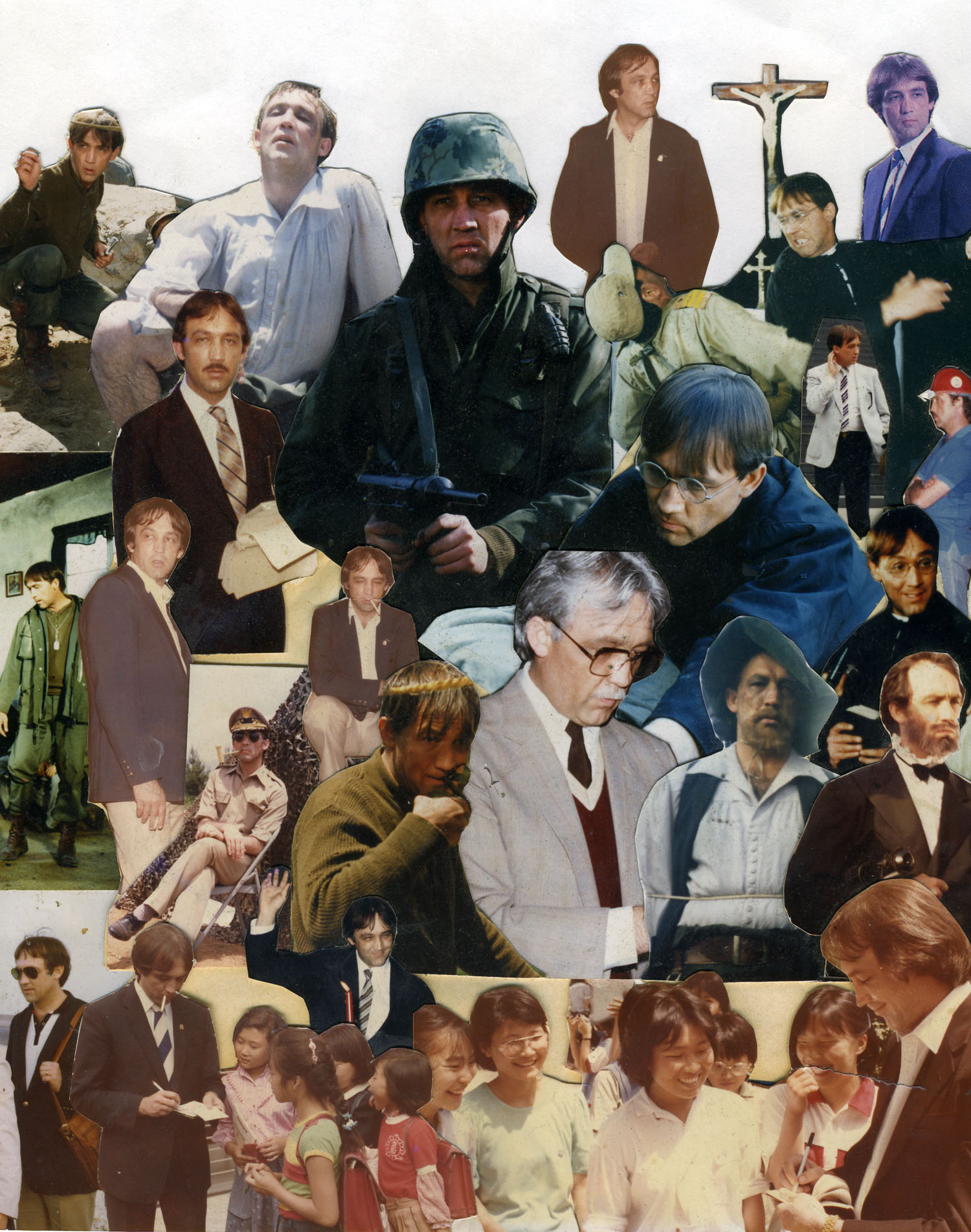 Montage of Dennis Christen's roles from 1981 to Present.