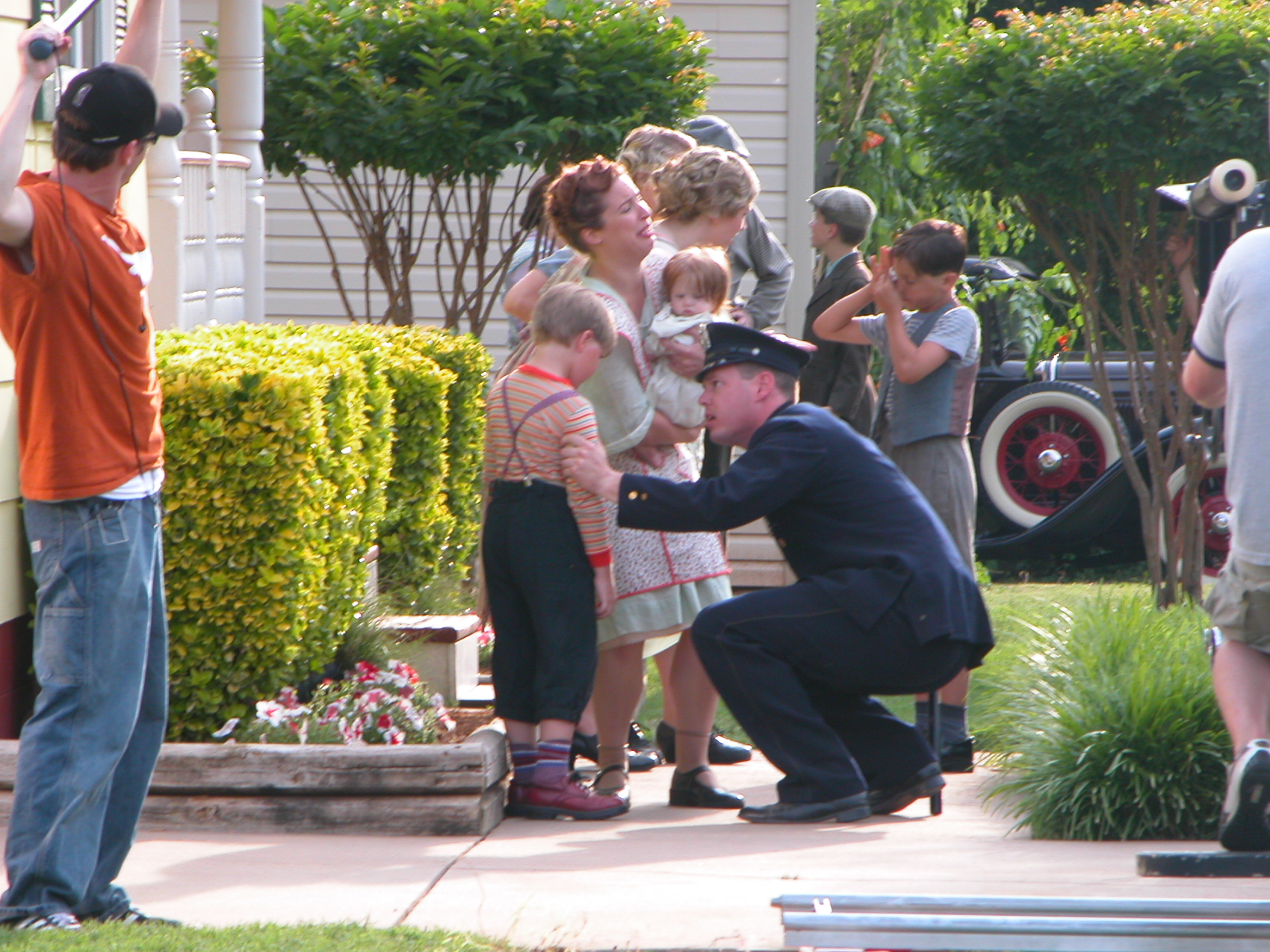 The Gray Man Production Still Shawn Jefferson Officer MacDonald