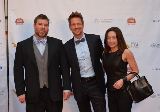 BEST MAN DOWN editor Grant Myers, director Ted Koland and producer Jen Roskind.