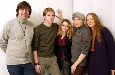 Natasha Lyonne, Charles Busch, Frances Conroy, Mark Rucker and Stark Sands at event of Die, Mommie, Die! (2003)