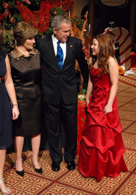 George W. Bush, Laura Bush and Bianca Ryan