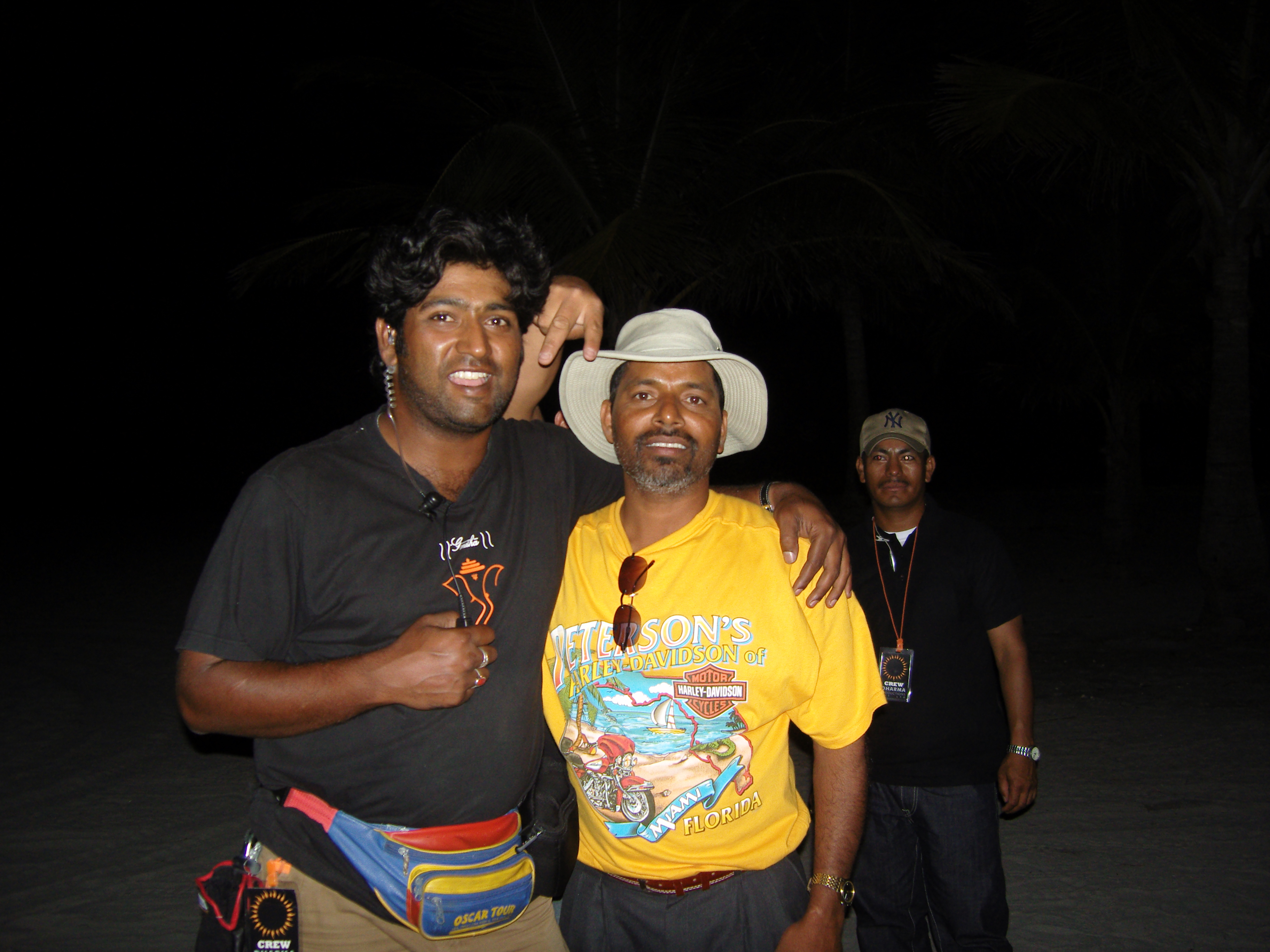 Crew on Dostana, Miami Florida. That's Junior in the background.