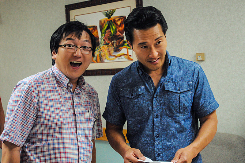 Still of Daniel Dae Kim and Masi Oka in Hawaii Five-0 (2010)