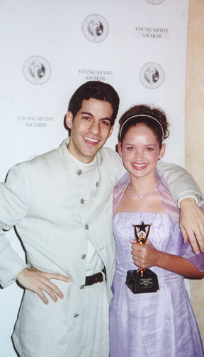 Richard Leone and Elizabeth Huett at the 2000 Young Artist Awards.