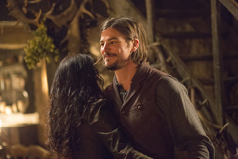 Still of Josh Hartnett and Eva Green in Penny Dreadful (2014)