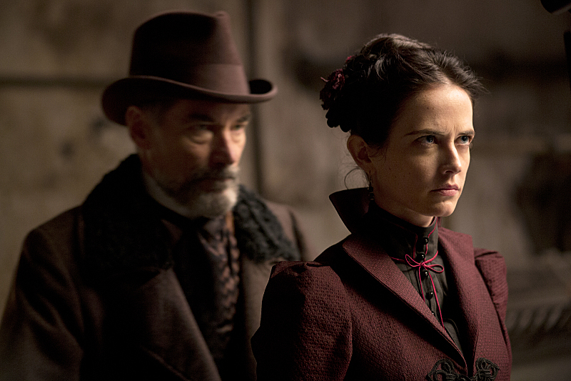 Still of Timothy Dalton and Eva Green in Penny Dreadful (2014)