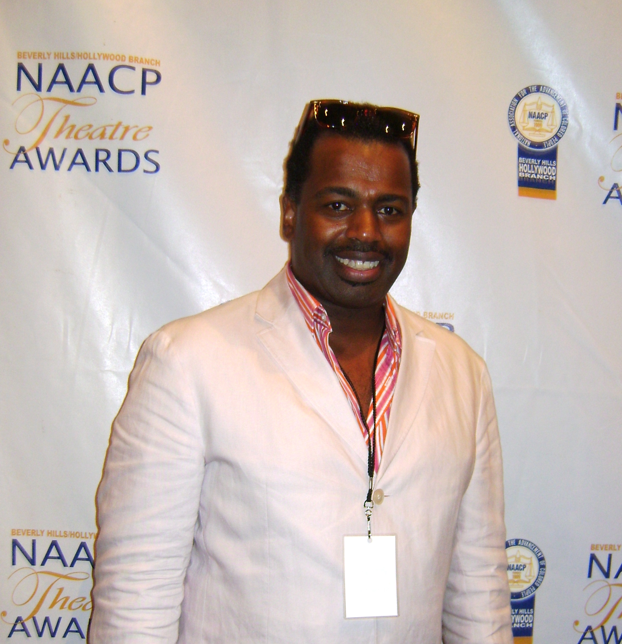 Nominee Lance Roberts at the NAACP awards