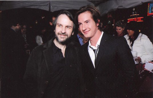 Andrew James Allen and Peter Jackson at the Los Angeles Premiere of 