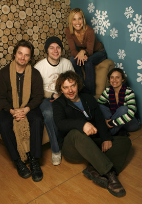 Leslie Bibb, Patrick Fugit, Shea Whigham, Goran Dukic and Mikal P. Lazarev at event of Wristcutters: A Love Story (2006)