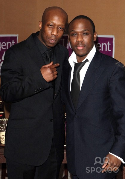 Mo George and Joseph Kpobie at The CLIC Sargent Chocolate Ball held at The Dorchester Hotel.