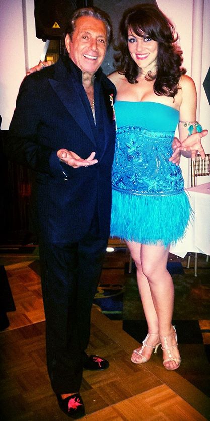 Tatiana Monteiro as a guest star singing with Gianni Russian at Le Cirque in NYC