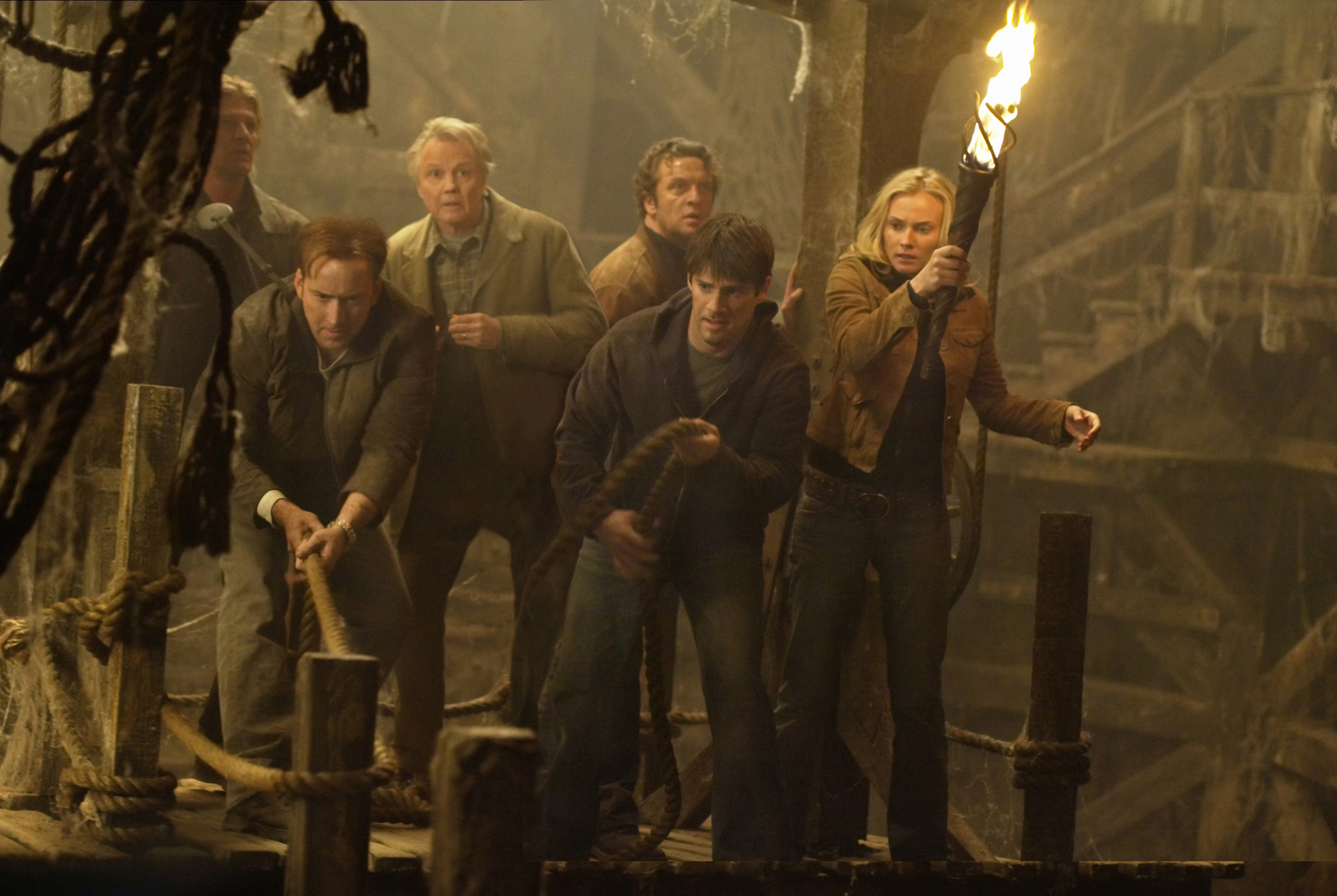 Still of Nicolas Cage, Sean Bean, Jon Voight, Justin Bartha, Stewart Finlay-McLennan and Diane Kruger in National Treasure (2004)