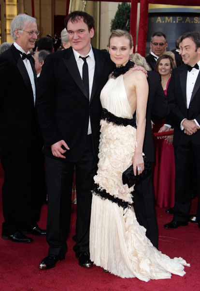 Quentin Tarantino and Diane Kruger at event of The 82nd Annual Academy Awards (2010)