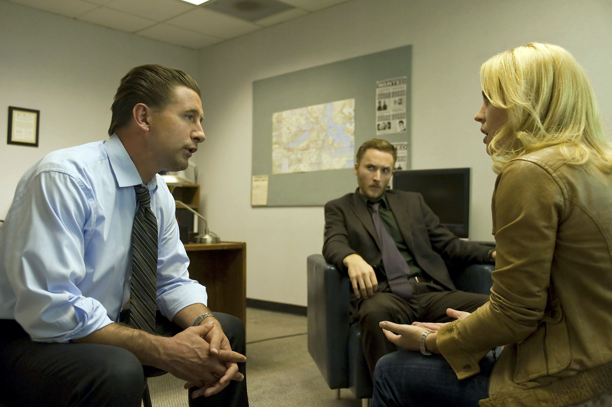 Still of William Baldwin, Agnes Bruckner and Joshua Close in The Craigslist Killer (2011)