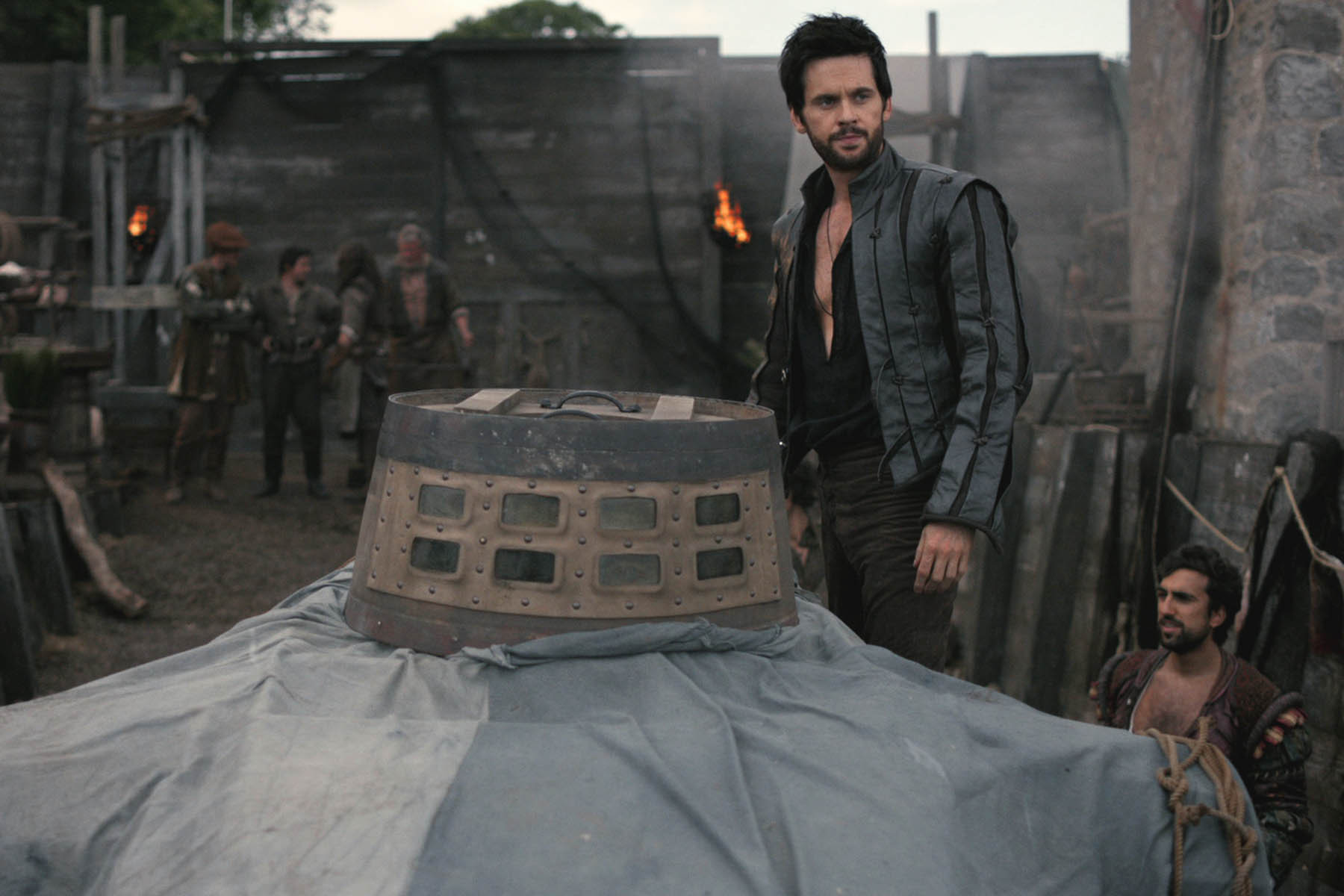 Still of Gregg Chillin and Tom Riley in Da Vinci's Demons (2013)