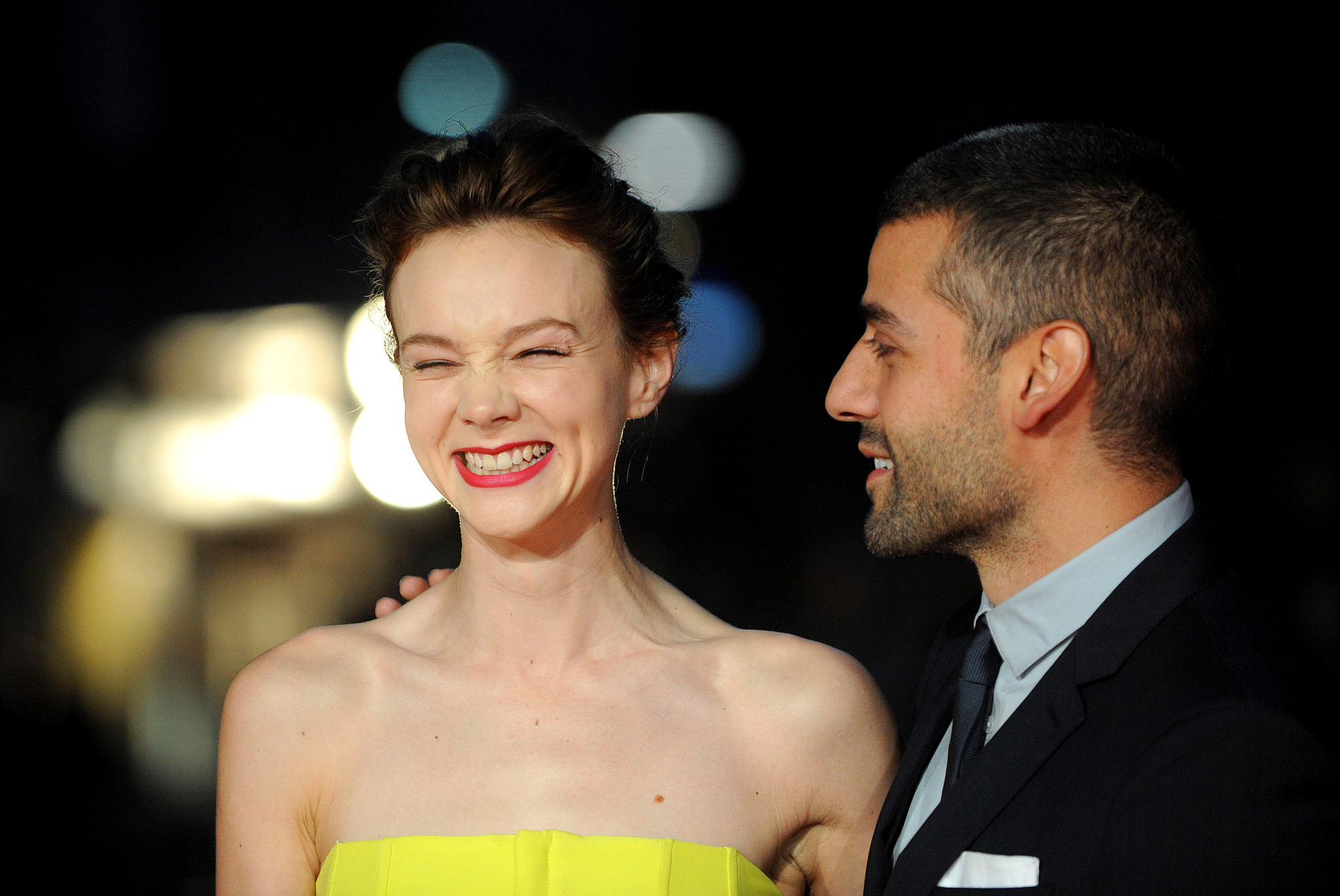 Oscar Isaac and Carey Mulligan at event of Groja Liuvinas Deivisas (2013)