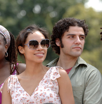 Rosario Dawson and Oscar Isaac