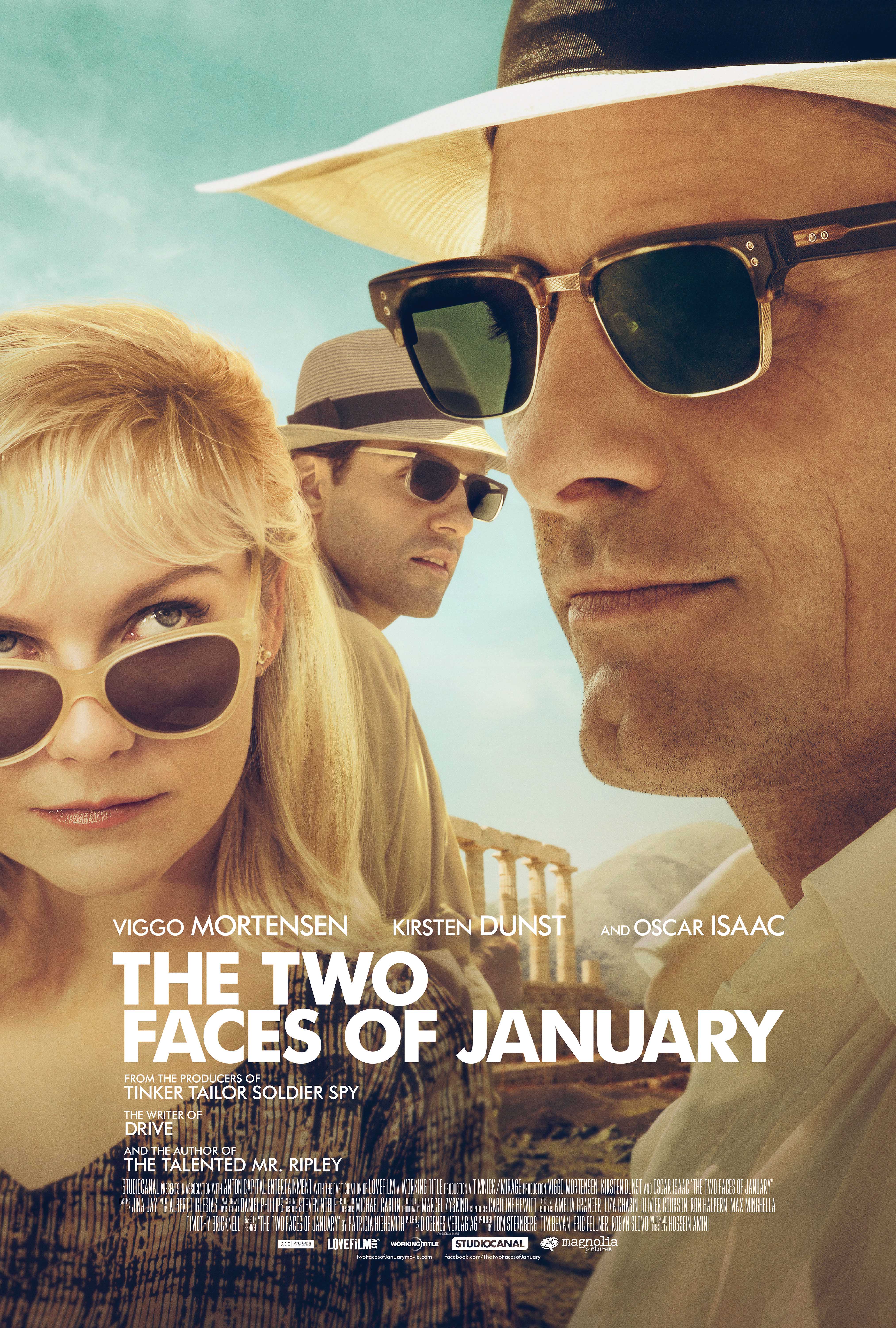 Kirsten Dunst, Viggo Mortensen and Oscar Isaac in The Two Faces of January (2014)