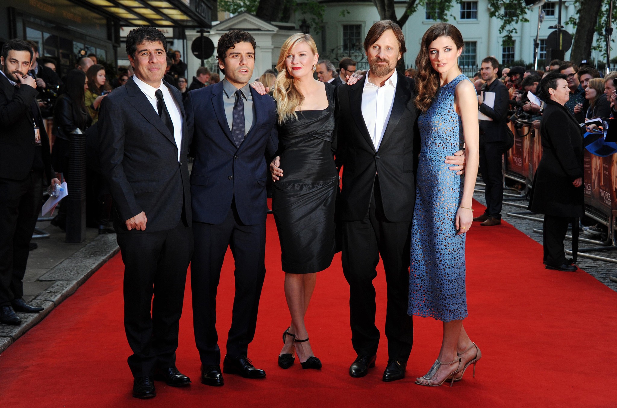 Kirsten Dunst, Viggo Mortensen, Hossein Amini, Daisy Bevan and Oscar Isaac at event of The Two Faces of January (2014)