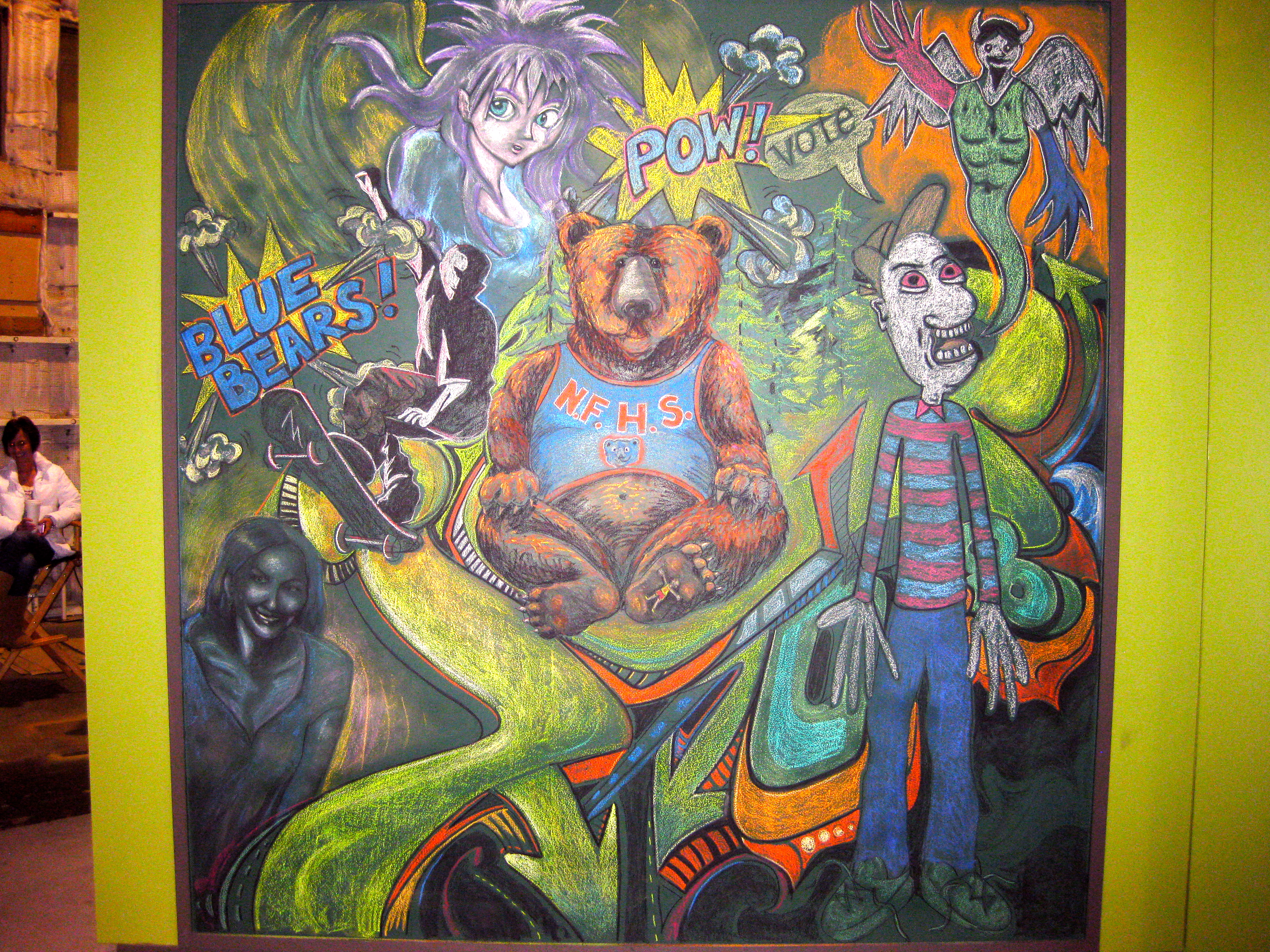 Chalkboard Mural 6' x 8'