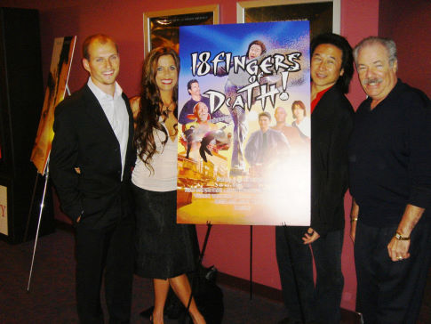 Darius Siwek, Ellen Noel English, James Lew and Robert S. Manns, Executive Producer at screening of 