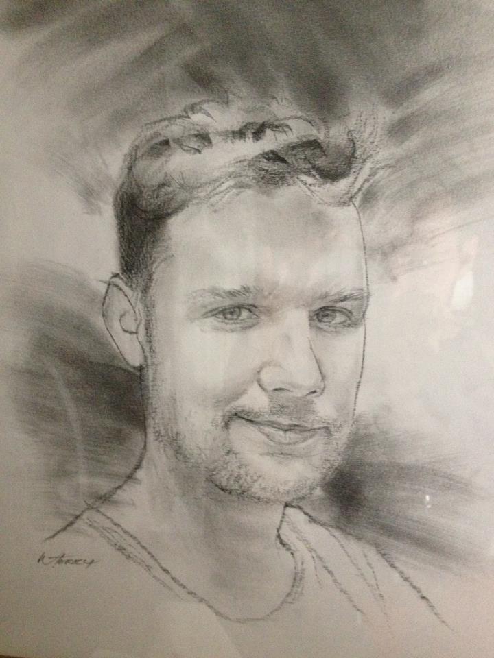 Hand Drawn Portrait of Brandon Tataryn Artist: Wayne Terry